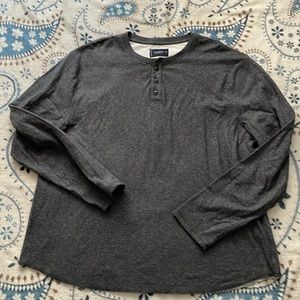 Lucky brand Henley style long sleeve